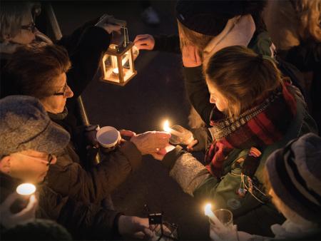 Das Friedenslicht kommt