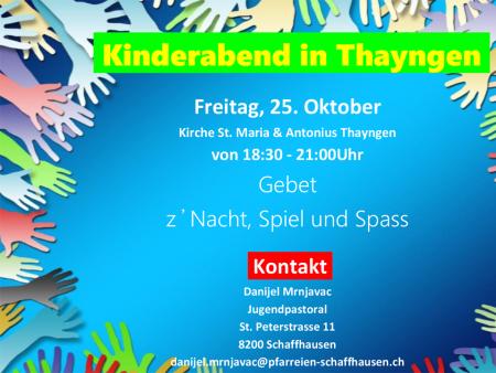 Kinderabend Thayngen