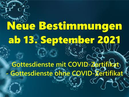 Coronavirus - neue Bestimmungen