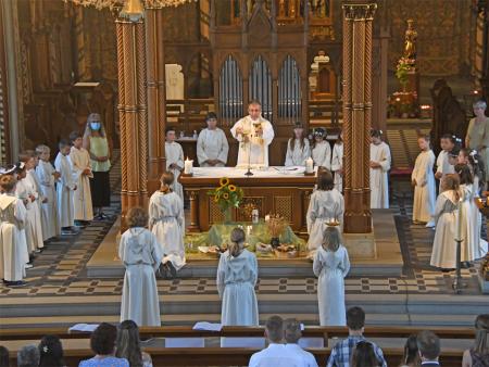 Erstkommunion 2021 in der Kirche St. Maria